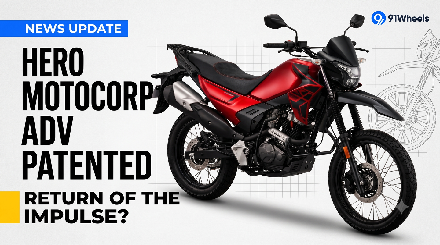 Hero Motocorp ADV Patent Images Emerge - Return of the Impulse? 